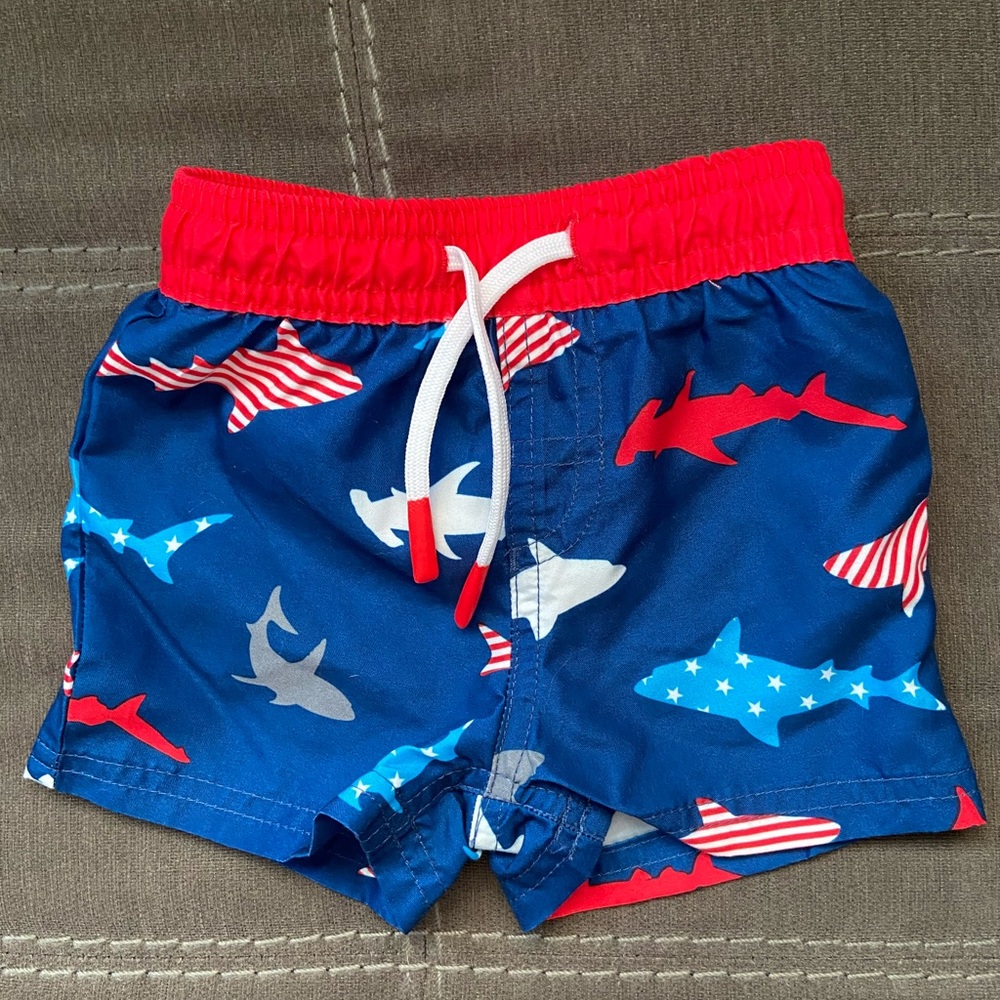 Baby boy swim shorts size 3-6 months